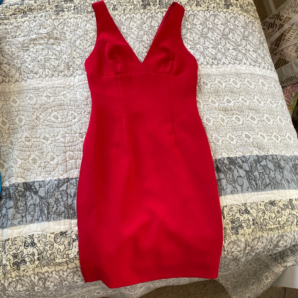 Nicole Miller Red Mini Dress